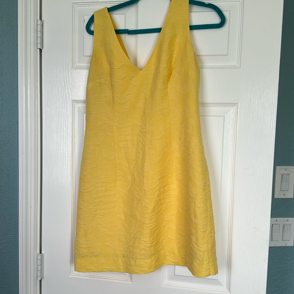 Lilly Pulitzer yellow pineapple dress